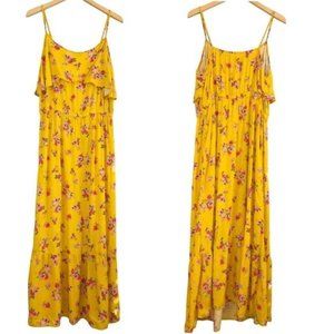 PEYTON & PARKER Tiered Floral Maxi Dress Size X-Large